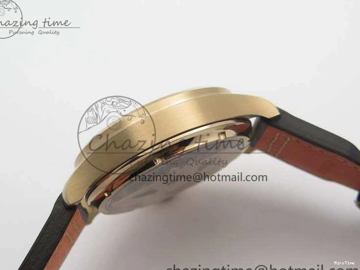 MIROTIME 0125 Popular Big Pilot Real PR IW502706 RG YLF 1:1 Best Edition Brown Dial On Calfskin Strap A 7223